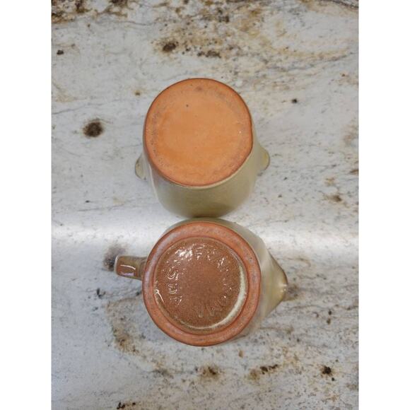 Vintage Frankoma Sugar Creamer, Plainsman Desert Gold, Open Bowl 5DB Pitcher 5DA - Picture 6 of 6